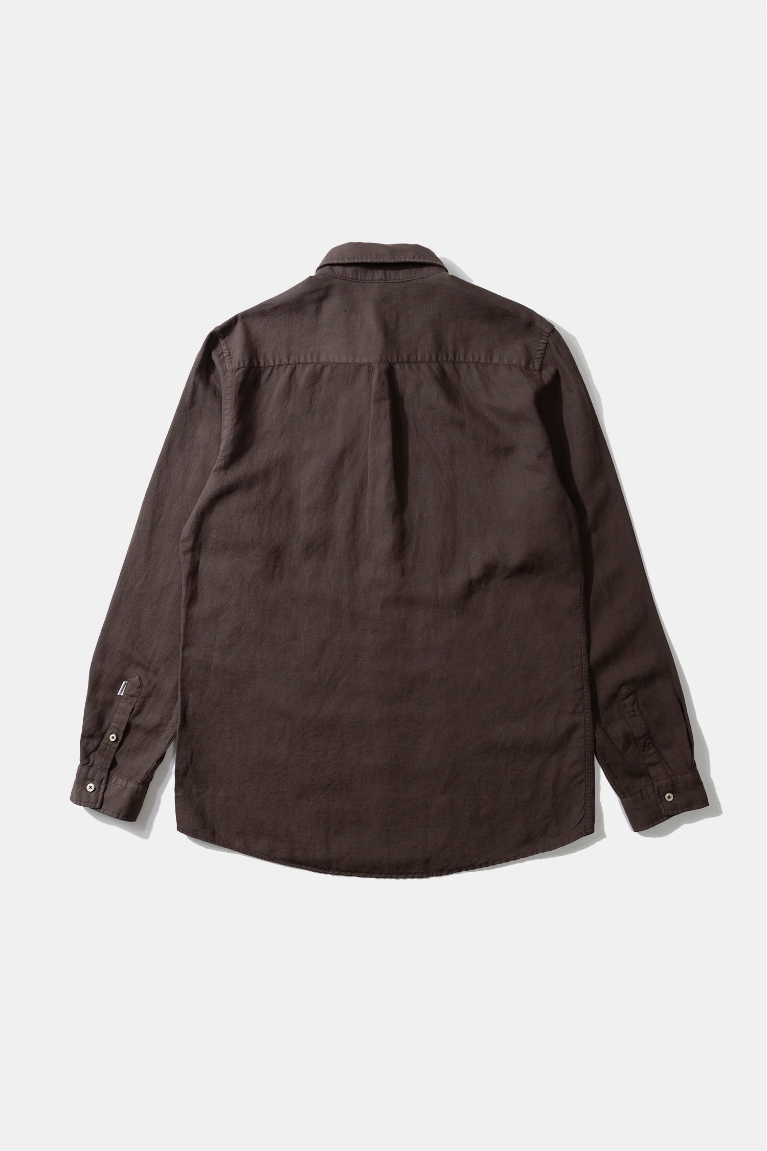 LINEN SHIRT CHOCOLATE - Image 2