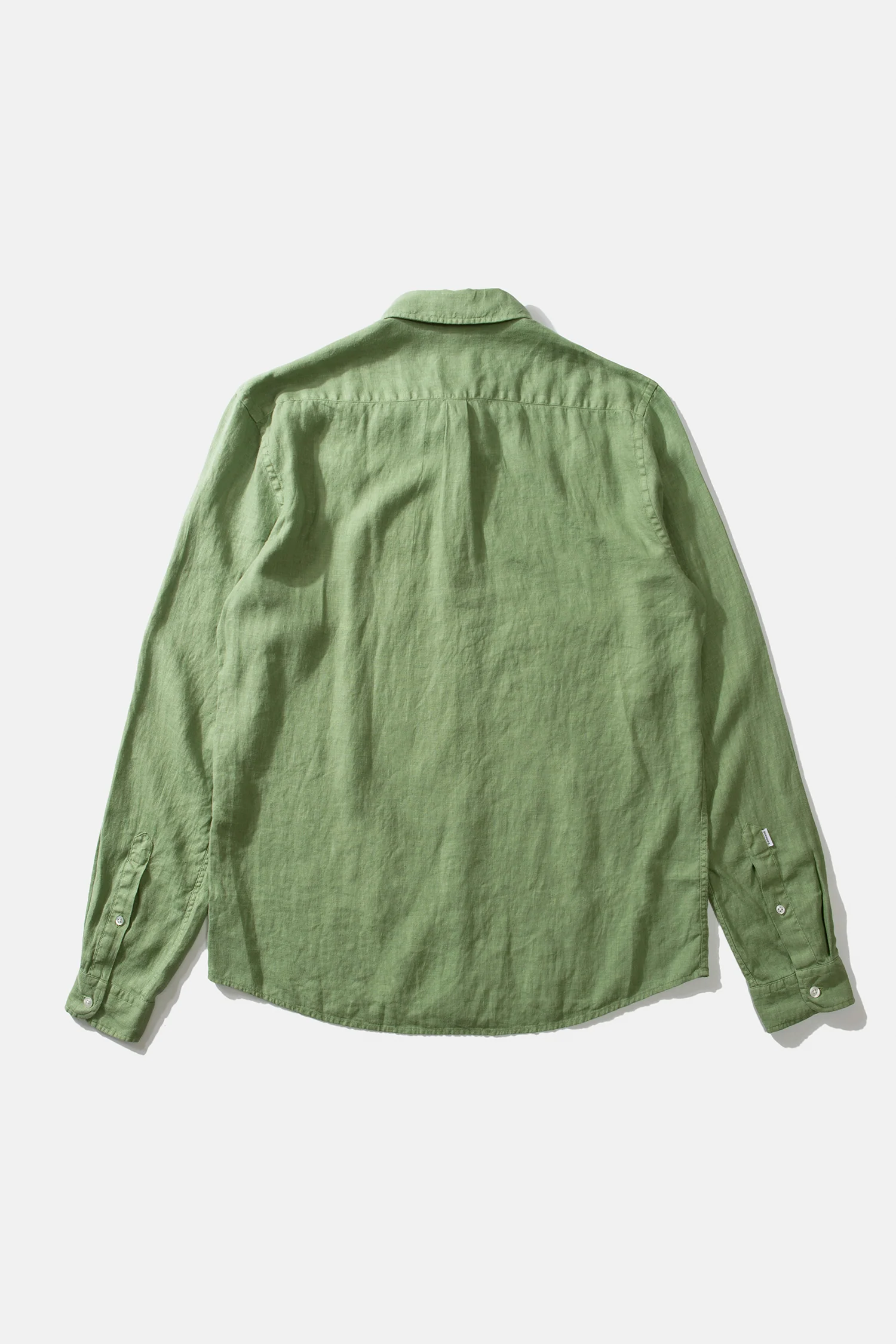 LINEN SHIRT OLIVE - Image 3