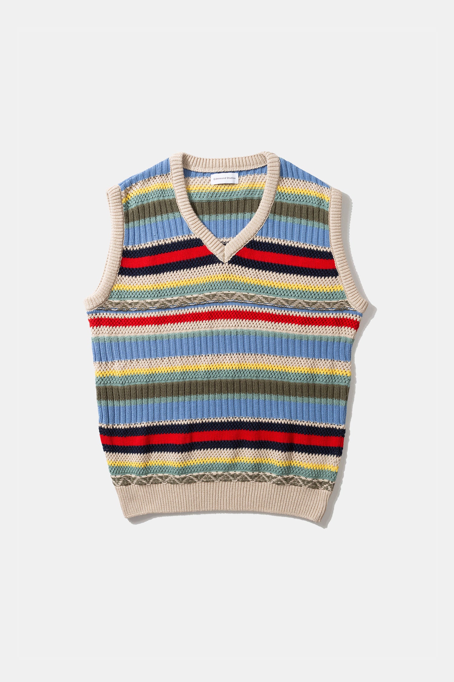 MULTI STRIPES VEST off white